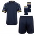 Real Madrid Replika Babytøj Udebanesæt Børn 2023-24 Kortærmet (+ Korte bukser)